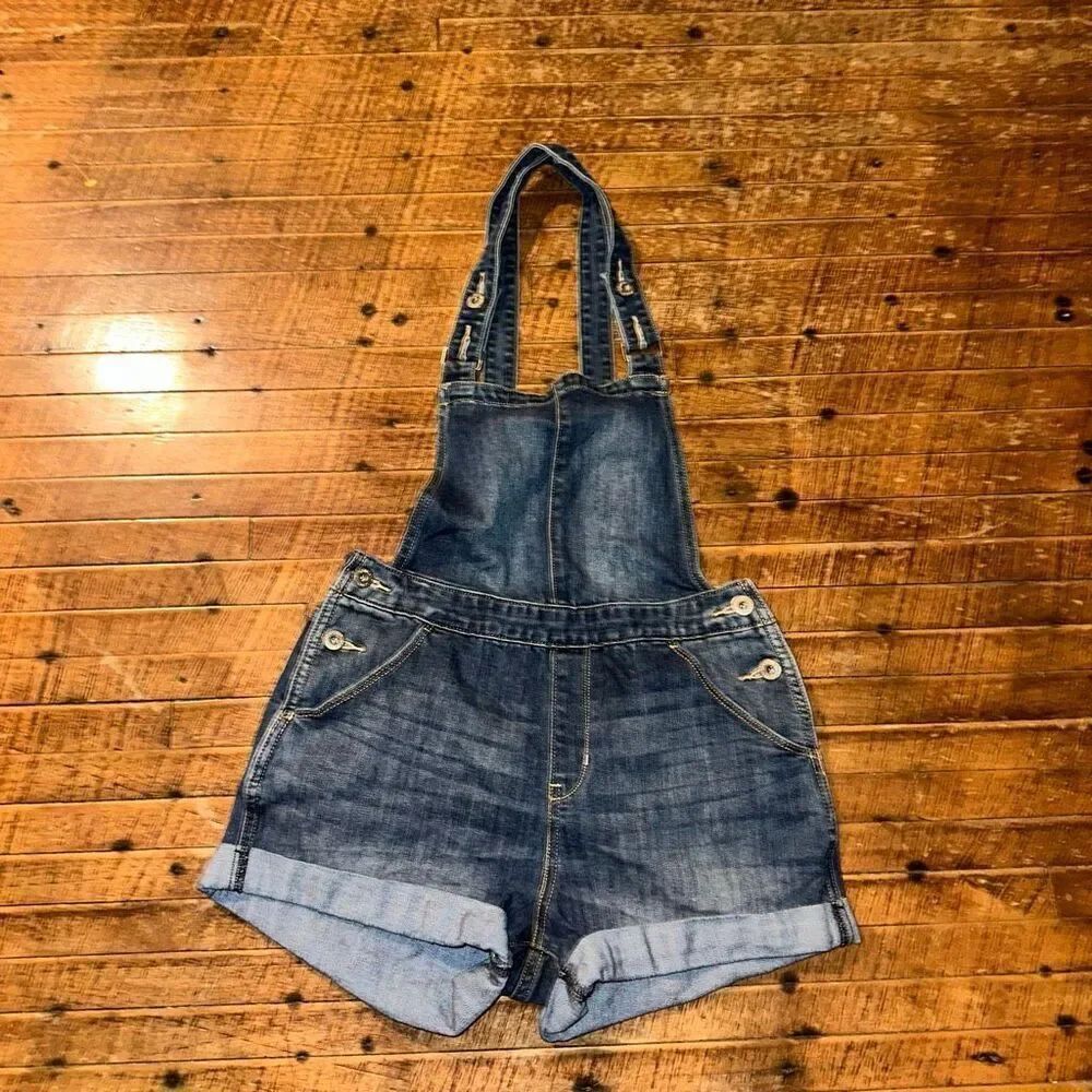 Levi Denizen darkโwash classic S denim overall shorts